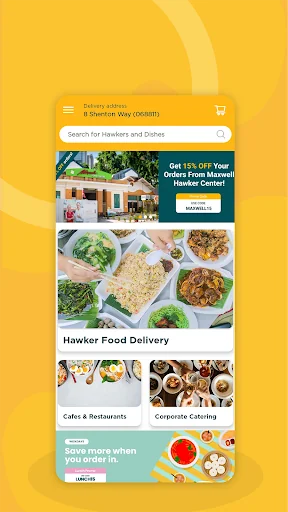 WhyQ Shiok Hawker Delivery screenshot 1