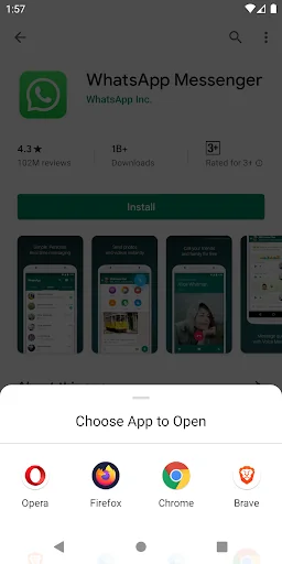 OpenInBrowser (via Share) screenshot 2