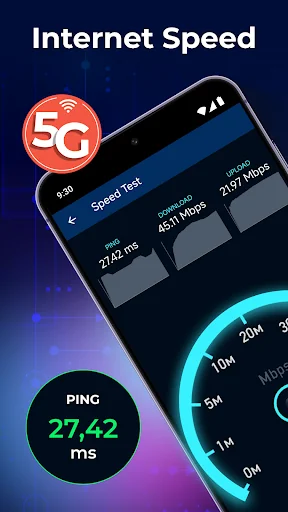 Internet Speed Test: 5G Meter