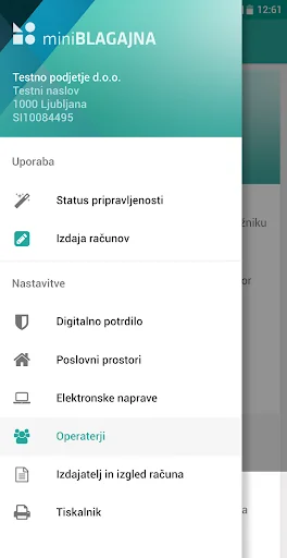 miniBlagajna