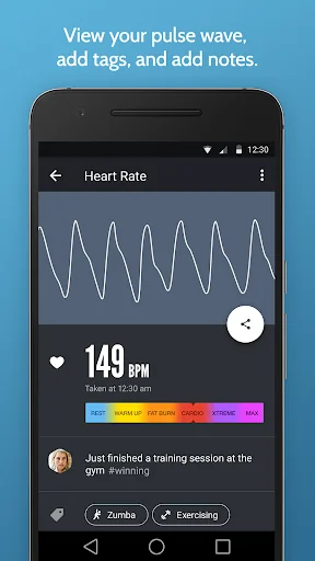 Instant Heart Rate: HR Monitor screenshot 3
