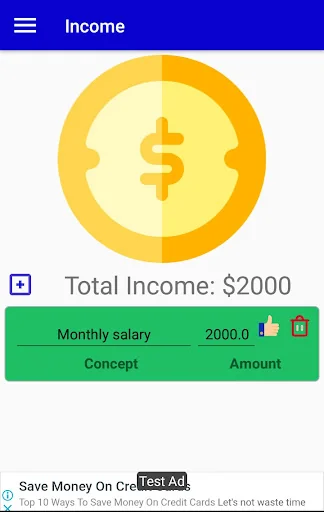 Expenses and Savings