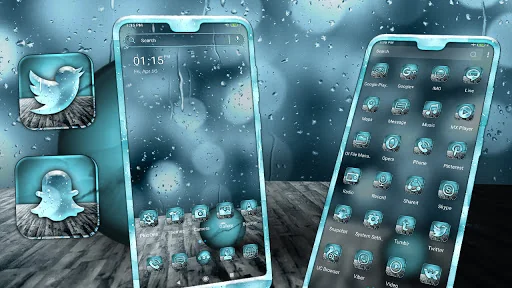 Bokeh Glass Effect Theme