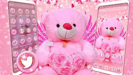 Pink Teddy Bear Theme