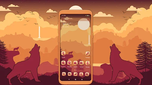 Wolf Mountain Landscape Theme