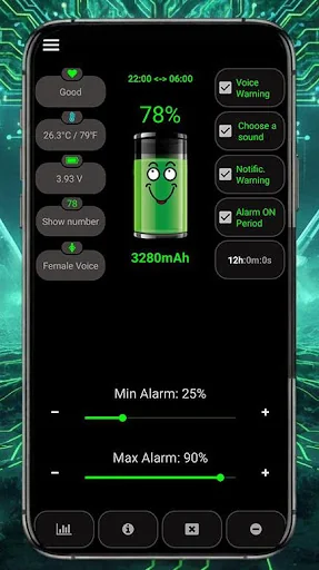 Battery Alarm screenshot 2