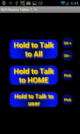 WifiWalkieTalkie screenshot 1