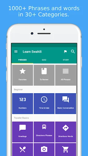 Simply Learn Swahili screenshot 1