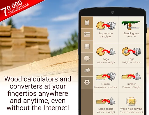 Wood calculators & Recorder