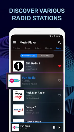 Music Player: Radio FM & MP3