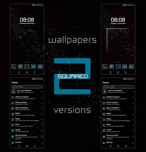 [EMUI5/8/9]Squared Theme