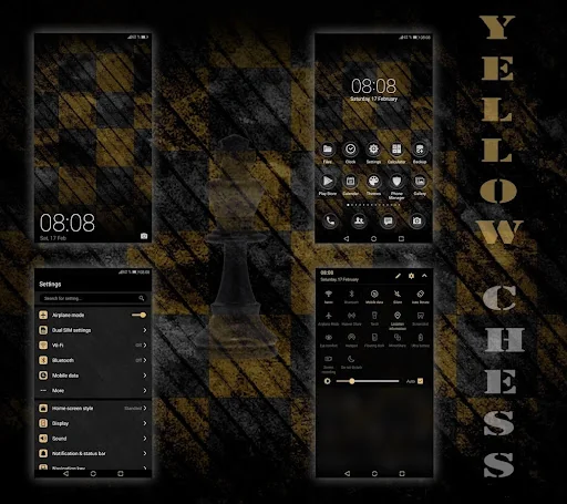 [EMUI5/8/9]YellowChess Theme