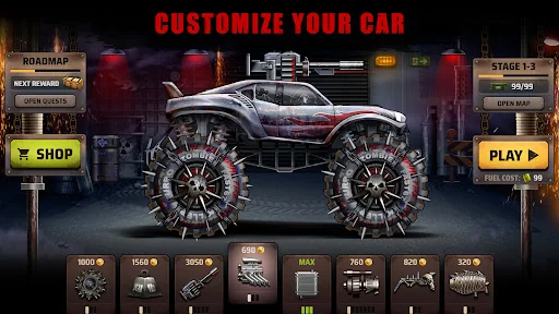 Zombie Hill Racing: Earn Climb