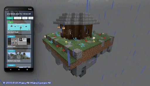 one block mod for minecraft screenshot 1