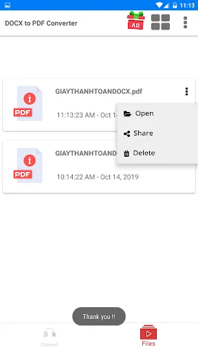 DOCX to PDF Converter screenshot 4