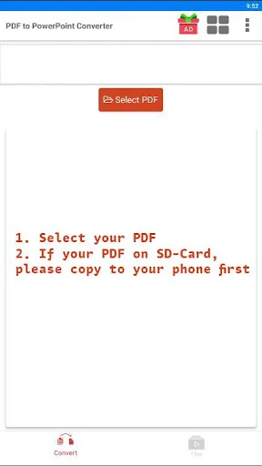 PDF to PPTX Converter