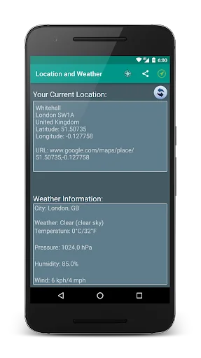 My Location and Weather