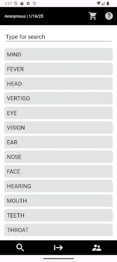 Homoeopathic Repertorium screenshot 1