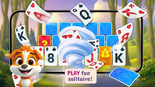 Solitaire TriPeaks Idle Farm screenshot 1