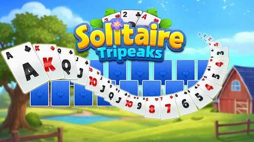 Solitaire TriPeaks Idle Farm screenshot 2
