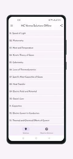 HC Verma Solutions Offline screenshot 1