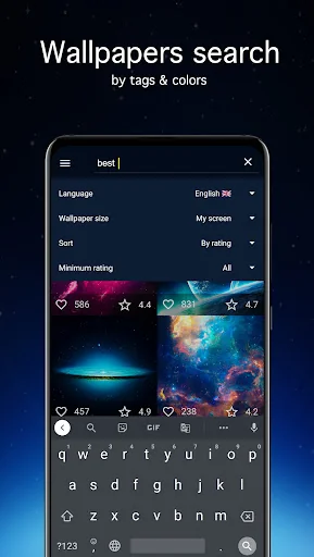 Space wallpapers 4K screenshot 3