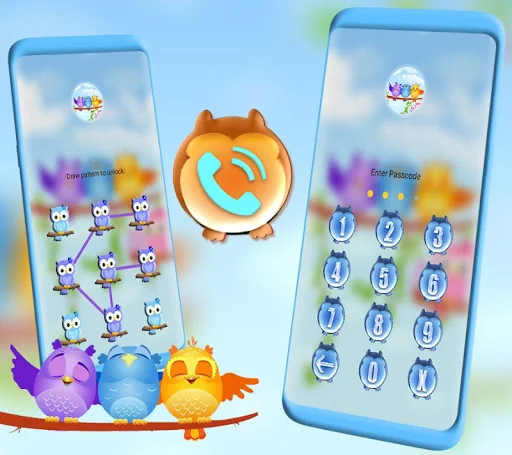 Animated Birds Launcher Theme screenshot 4