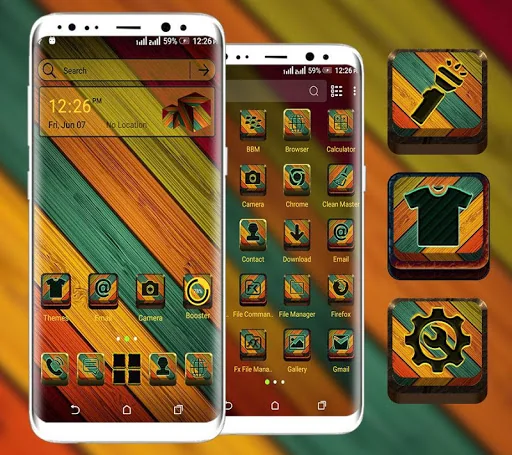 Colorful Stripes Theme