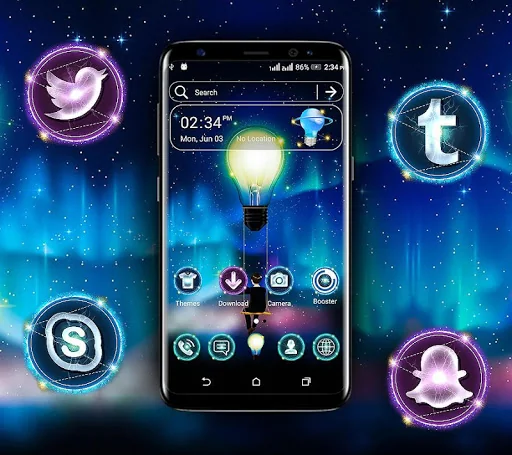 Light Bulb Launcher Theme