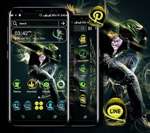 Hip Hop Dance Launcher Theme