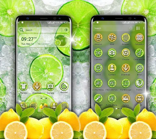 Lemon Launcher Theme