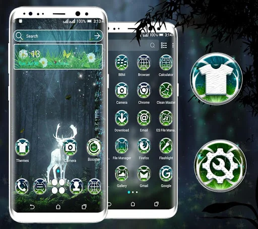 Magical Deer Launcher Theme