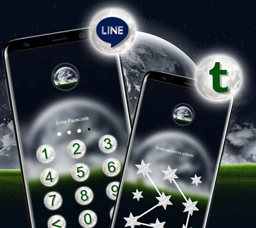 Moon Night Launcher Theme screenshot 3