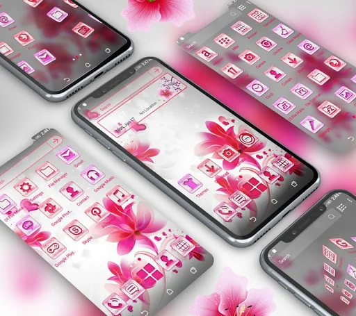 Soft Flower Launcher Theme