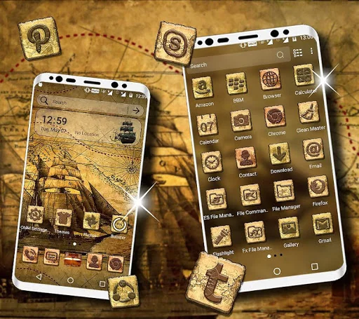 Treasure Hunt Launcher Theme