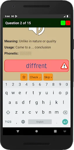 Spelling Master English Words screenshot 3