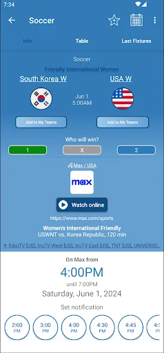 Live Sports TV Listings Guide screenshot 4