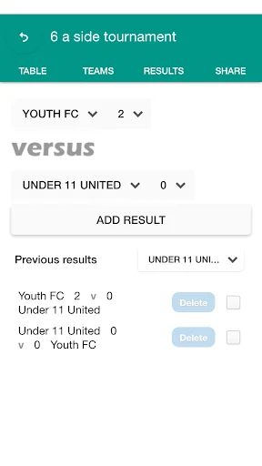 SportsTables League Manager screenshot 3