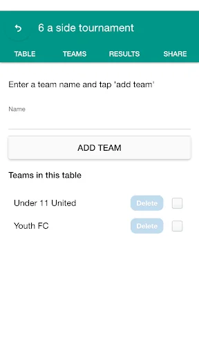 SportsTables League Manager screenshot 4