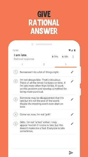 CBT Thought Diary: Depression screenshot 4