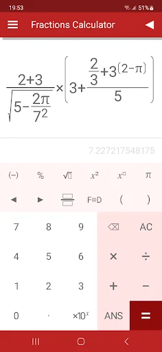 Fractions Calculator Pro