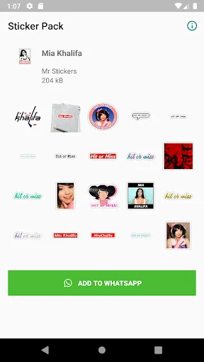 Mia khalifa stickers