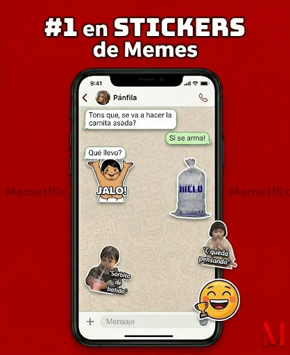 Memetflix Sticker for WhatsApp