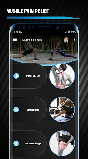 Muscle pain relief exercises