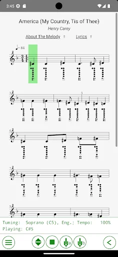 Recorder Flute Tabs