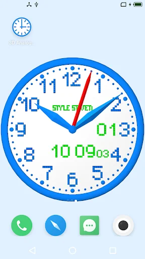 3D Analog Clock-7 screenshot 1