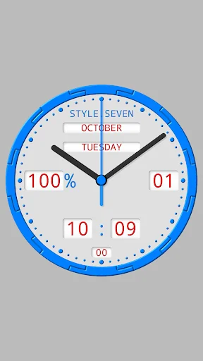 Animated Analog Clock-7 screenshot 4