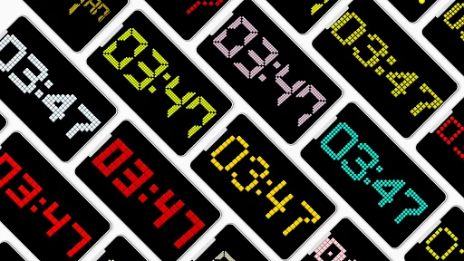 Animated Digital Clock-7