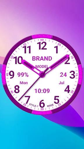 Brand Analog Clock-7 screenshot 4
