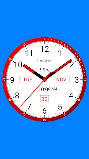 Color Analog Clock-7 screenshot 1